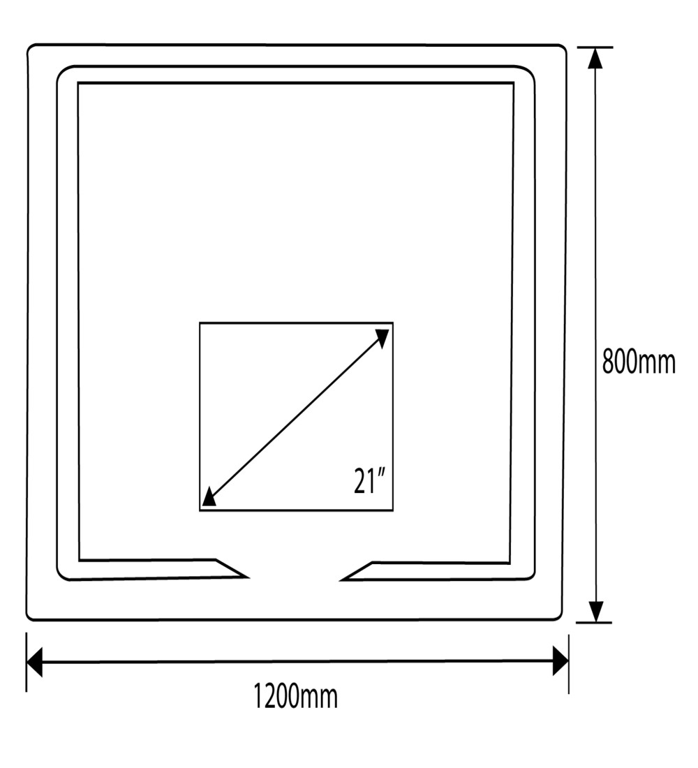 Espejo Inteligente con Pantalla HD- V50