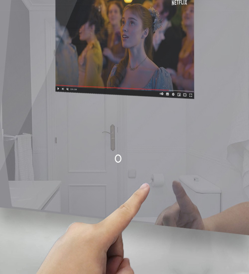 Espejo Retroiluminado con Pantalla - VR1280